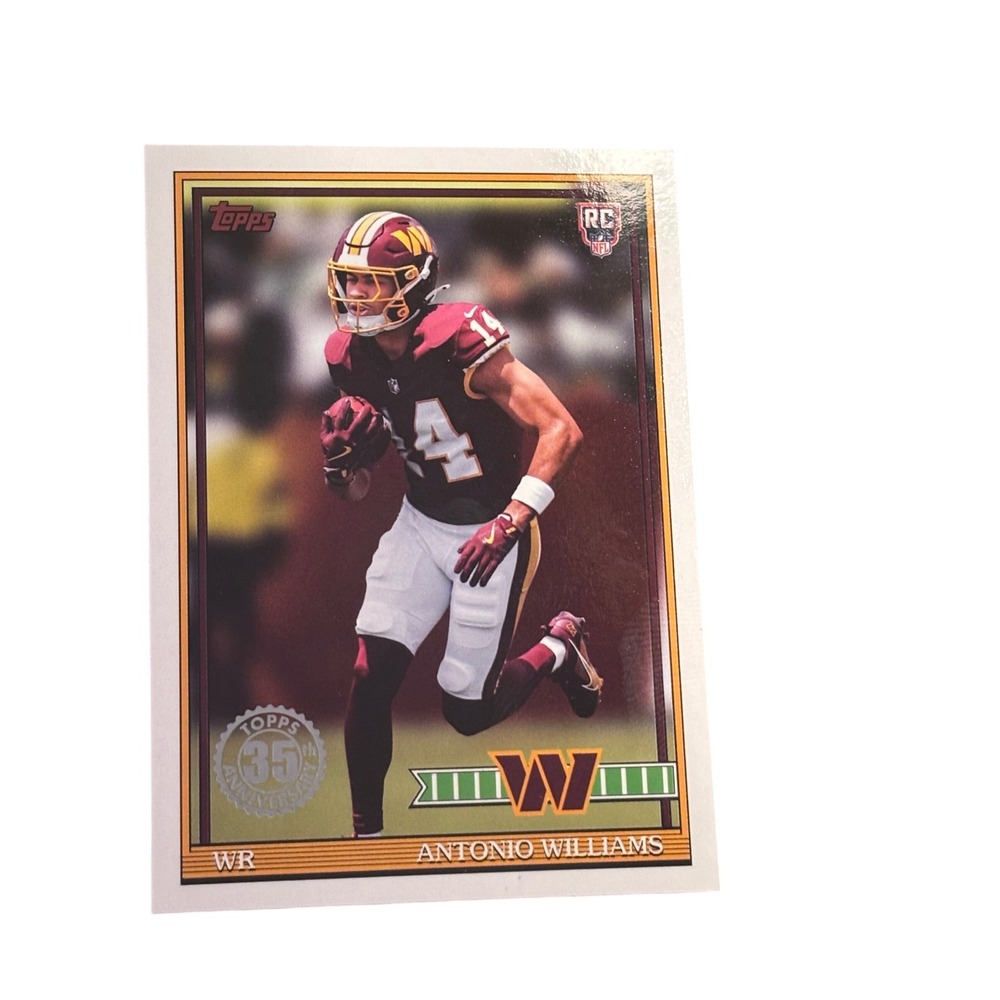 Topps Antonio Williams Washington Commanders RC 91TR-28 1989 Retro Rookie Card